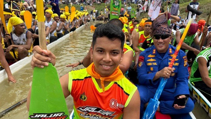 Kemenangan Dramatis Jalur Raga Bhayangkara Riau Vs Lanal di Pacu Jalur